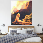 Maxfield Parrish Canvas Afdruk (Insitu (Slaapkamer))
