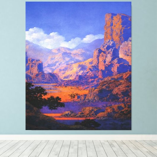Maxfield Parrish Canvas Afdruk (Insitu (Houten vloer))