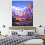 Maxfield Parrish Canvas Afdruk (Insitu (Slaapkamer))