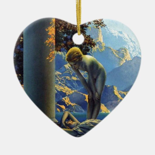 Maxfield Parrish Daybreak Keramisch Ornament (Voorkant)