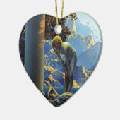 Maxfield Parrish Daybreak Keramisch Ornament (Links)