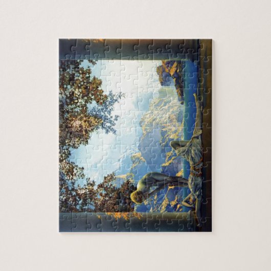 Maxfield Parrish Daybreak Legpuzzel (Verticaal)