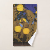 Maxfield Parrish De Lantaarn Dragers 1908 Antiek Bad Handdoek (Handdoek)