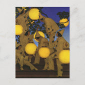 Maxfield Parrish De Lantaarn Dragers 1908 Antiek Briefkaart (Voorkant)