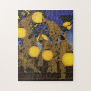 Maxfield Parrish De Lantaarn Dragers 1908 Antiek Legpuzzel