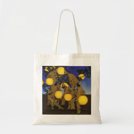 Maxfield Parrish De Lantaarn Dragers 1908 Antiek Tote Bag (Voorkant)