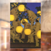 Maxfield Parrish De Lantaarn Dragers 1908 Vintage Raamsticker (Vel 2)