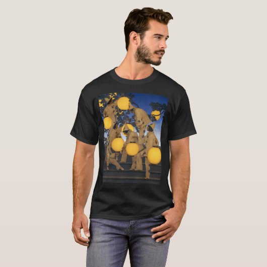 Maxfield Parrish - De lantaarn T-shirt (Voorkant volledig)