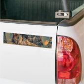 Maxfield Parrish De tuin van Allah 1918 Fijne Kuns Bumpersticker (Op Truck)