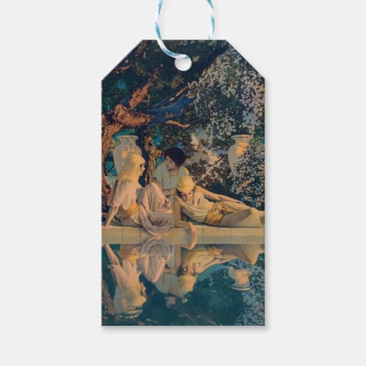 Maxfield Parrish De tuin van Allah 1918 Fijne Kuns Cadeaulabel (Voorkant)