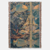 Maxfield Parrish De tuin van Allah 1918 Fijne Kuns Deken (Voorkant Verticaal)