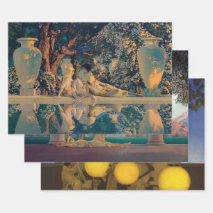 Maxfield Parrish De tuin van Allah 1918 Fijne Kuns Inpakpapier Vel