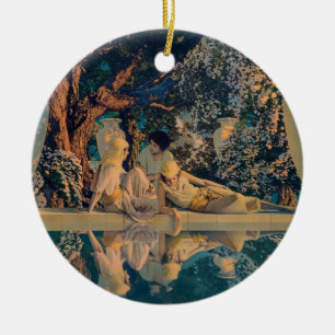 Maxfield Parrish De tuin van Allah 1918 Fijne Kuns Keramisch Ornament