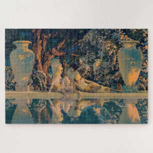 Maxfield Parrish De tuin van Allah 1918 Fijne Kuns Legpuzzel