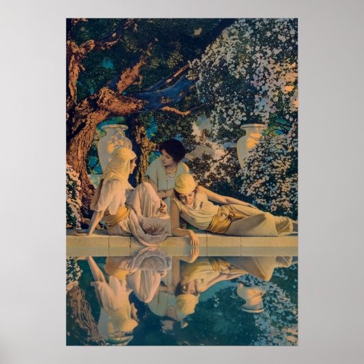 Maxfield Parrish De tuin van Allah 1918 Fijne Kuns Poster (Voorkant)