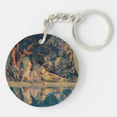 Maxfield Parrish De tuin van Allah 1918 Fijne Kuns Sleutelhanger (Achterkant)