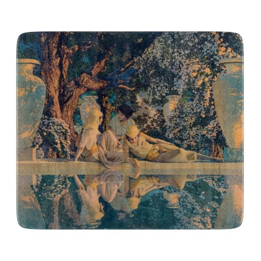 Maxfield Parrish De tuin van Allah 1918 Fijne Kuns Snijplank (Voorkant)