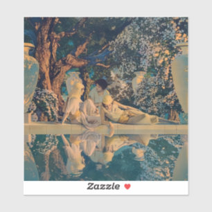 Maxfield Parrish De tuin van Allah 1918 Fijne Kuns Sticker