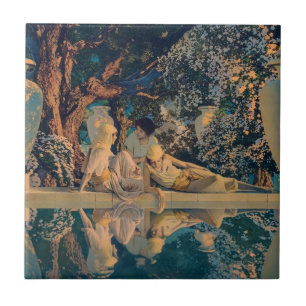 Maxfield Parrish De tuin van Allah 1918 Fijne Kuns Tegeltje
