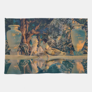 Maxfield Parrish De tuin van Allah 1918 Fijne Kuns Theedoek