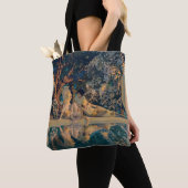 Maxfield Parrish De tuin van Allah 1918 Fijne Kuns Tote Bag (Dichtbij)