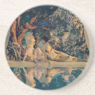 Maxfield Parrish De tuin van Allah 1918 Fijne Kuns Zandsteen Onderzetter