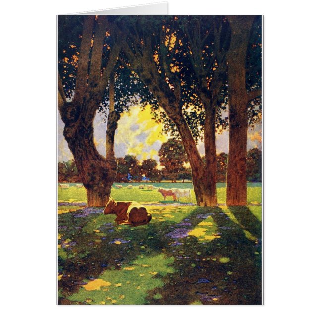 Maxfield Parrish - Desert met kaart Water 1902 (Voorkant)