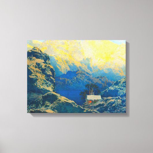 Maxfield Parrish die er vanaf weg ging 1941 Canvas Afdruk (Voorkant)