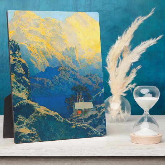 Maxfield Parrish die er vanaf weg ging 1941 Fotoplaat (Zijkant)