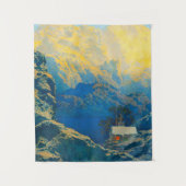 Maxfield Parrish die er vanaf weg ging 1941 Wandkleed (Voorkant)