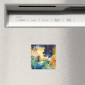 Maxfield Parrish Dream Castle Magneet (Insitu (Vaatwasser))