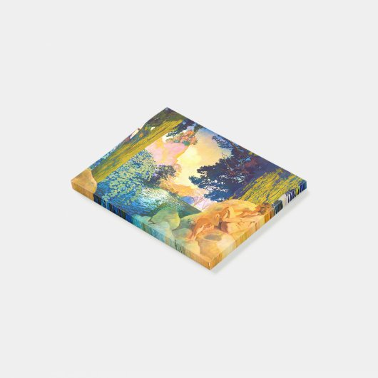 Maxfield Parrish Dream Castle Post-it® Notes (Schuin)