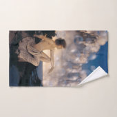 Maxfield Parrish Luchtkastelen 1904 Vintage Fantas Bad Handdoek (Handdoek)