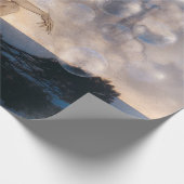Maxfield Parrish Luchtkastelen 1904 Vintage Fantas Cadeaupapier (Hoek)