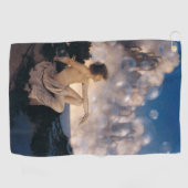 Maxfield Parrish Luchtkastelen 1904 Vintage Fantas Golfhanddoek (Horizontaal)