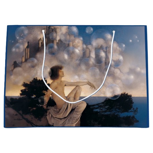 Maxfield Parrish Luchtkastelen 1904 Vintage Fantas Groot Cadeauzakje (Voorkant)