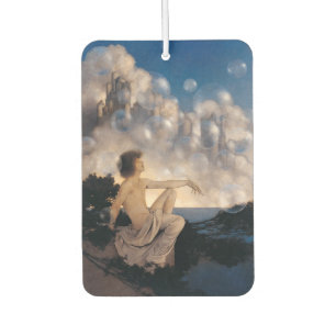 Maxfield Parrish Luchtkastelen 1904 Vintage Fantas Luchtverfrisser