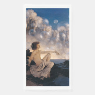 Maxfield Parrish Luchtkastelen 1904 Vintage Fantas Servet