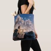 Maxfield Parrish Luchtkastelen 1904 Vintage Fantas Tote Bag (Dichtbij)