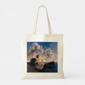 Maxfield Parrish Luchtkastelen 1904 Vintage Fantas Tote Bag (Achterkant)