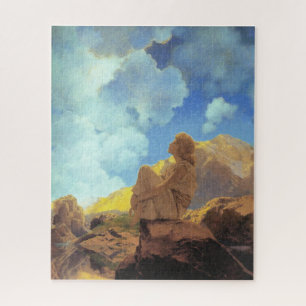 Maxfield Parrish Ochtend 1922 Wolk Blauw Kunstschi Legpuzzel