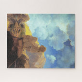 Maxfield Parrish Ochtend 1922 Wolk Blauw Kunstschi Legpuzzel (Horizontaal)