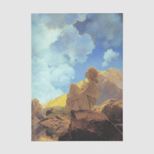 Maxfield Parrish Ochtend 1922 Wolk Blauw Kunstschi Tissuepapier