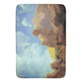 Maxfield Parrish Ochtend 1922 Wolkenblauw Kunstsch Badmat (Voorkant Verticaal)