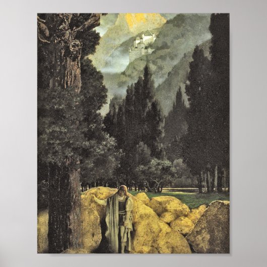 Maxfield Parrish - Poetsdroom (1901) Poster (Voorkant)