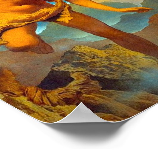 Maxfield Parrish Prometheus Poster (Hoek)