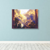 Maxfield Parrish Romance 1922 Canvas Afdruk (Insitu (Houten vloer))