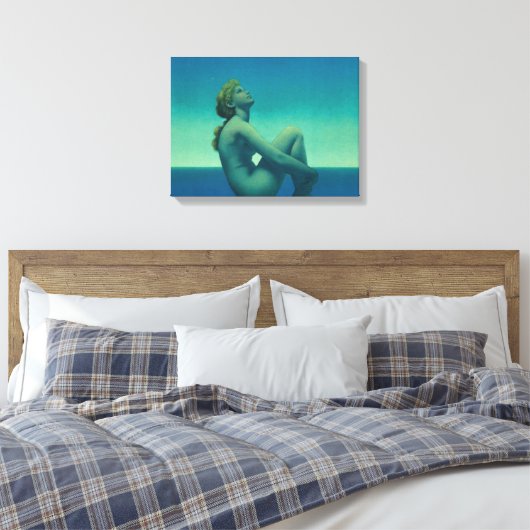 Maxfield Parrish Stars Canvas Afdruk (Insitu (Slaapkamer))