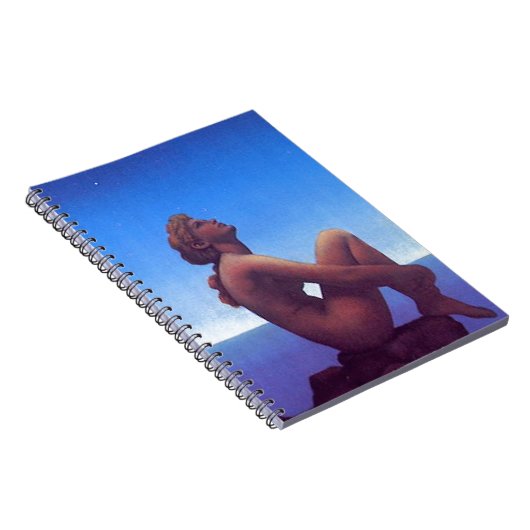 "Maxfield Parrish Stars" Notitieboek (Rechterzijde)