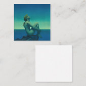 Maxfield Parrish Stars Vierkante Visitekaartje (Voorkant / Achterkant)